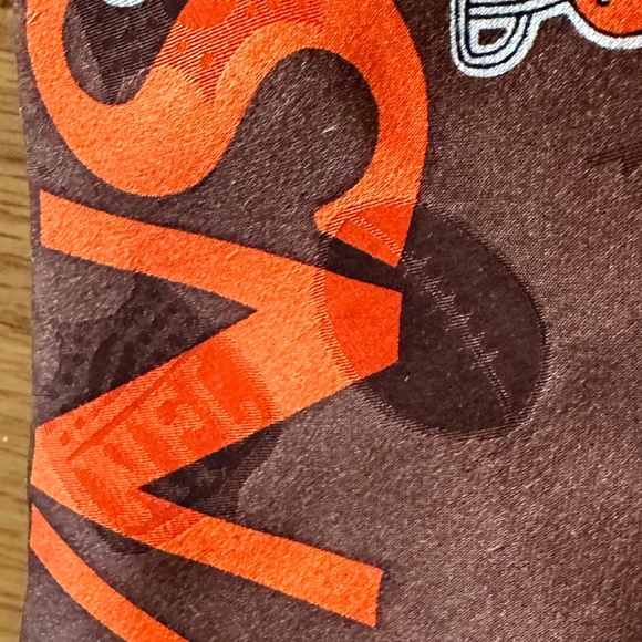 Vintage Cleveland Browns Necktie 100% Silk NFL AFC Central - Picture 8 of 15